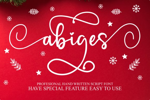 Abiges: The Romantic Typeface for Elevated Editorial Design