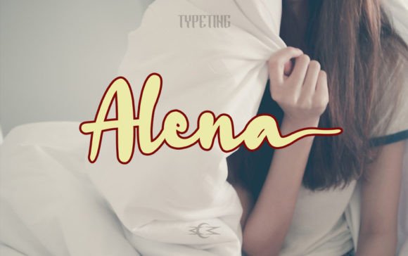 Alena: A Handwritten Font for Warm Branding Projects