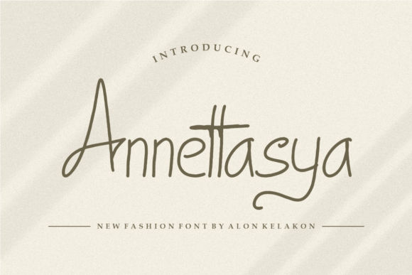 Annettasya: A Playful Handwritten Font for Creative Makers