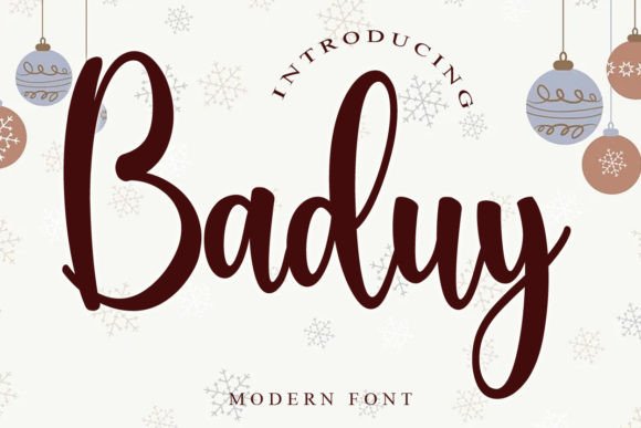 Baduy Font for Modern Branding and Digital Creativity