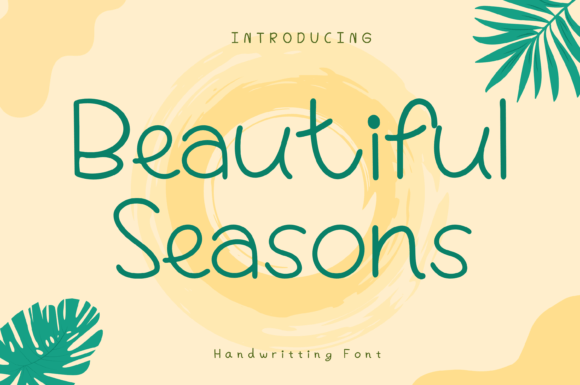 Beautiful Seasons: A Handwritten Typeface for Modern Web Design