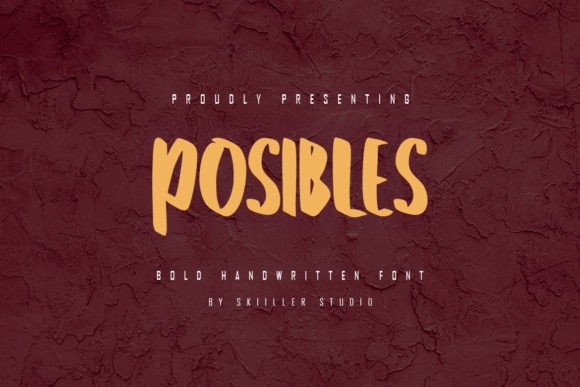 Bring Your Handmade Creations to Life with the Posibles Font