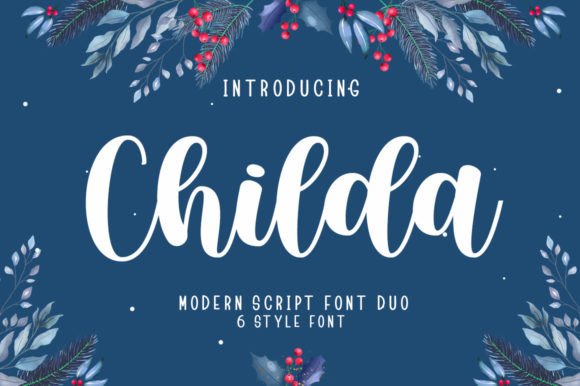 Childa Duo: The Premium Typeface for Polished Brand Identity