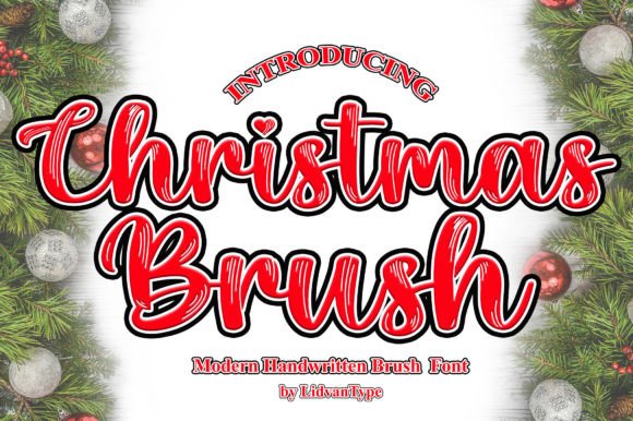 Christmas Brush: A Stylish Font for Branding Magic