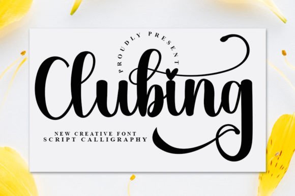 Clubing: A Handwritten Font That Elevates Editorial Design