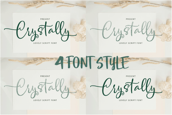 Crystally: A Premium Script Typeface for High-Impact Campaigns