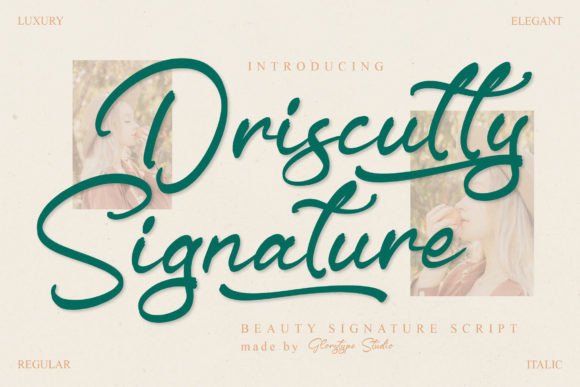 Driscutty Font for Campaign Creatives