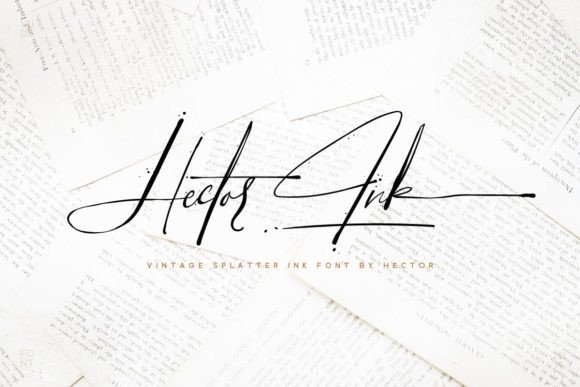 Hector Ink: The Modern Script Typeface That Elevates Campaign Visuals