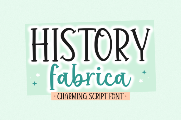 History Fabrica: The Handwritten Typeface for Creative Sellers