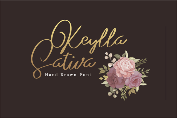 Keylla Sativa: A Chic Script Font for Creative Makers