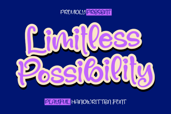 Limitless Possibility: The Handwritten Typeface That Elevates Your Craft
