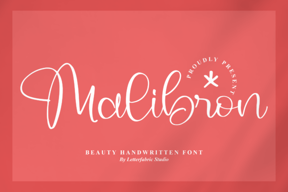 Malibron: A Sweet Script Font for Handmade Creations