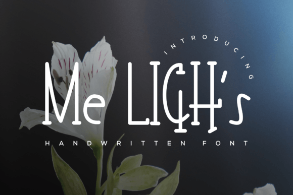 Me Ligh s: A Whimsical Handwritten Font for Editorial Projects
