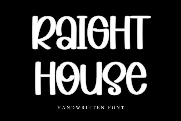 Raight House: A Handwritten Font for Digital Elegance