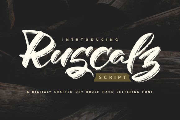 Ruscalz: The Handwritten Brush Font That Elevates Small Business Branding