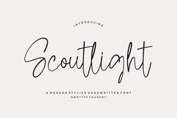 Scoutlight: A Handwritten Font That Elevates Campaign Design
