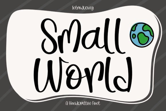 Small World Font for Business Branding